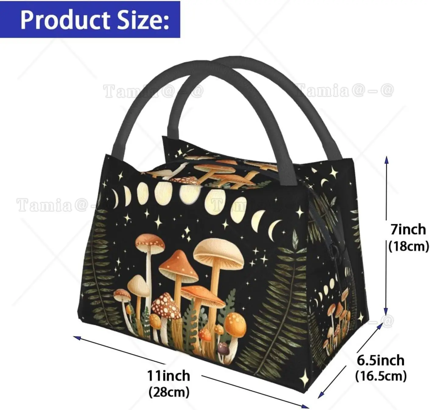 Moon Mushroom Insulated Lunch  - Meal Prep Or Prep Meal 评论和价格