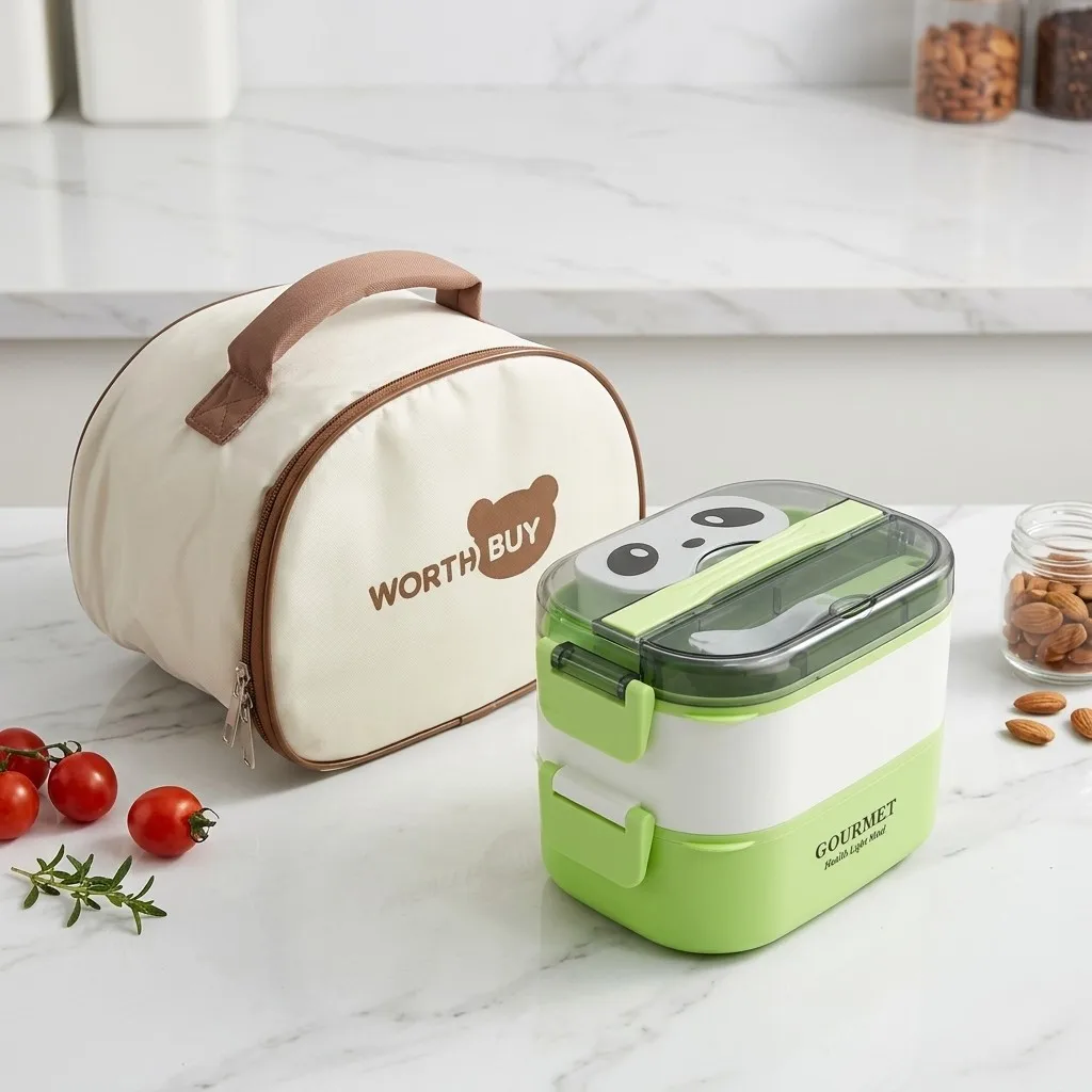 Microwavable Plastic Bento Box - Meal Prep Or Prep Meal 评论和价格