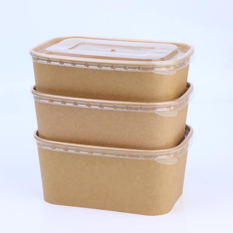 10Pcs Square Disposable Kraft  - Meal Prep Bowl 评论和价格