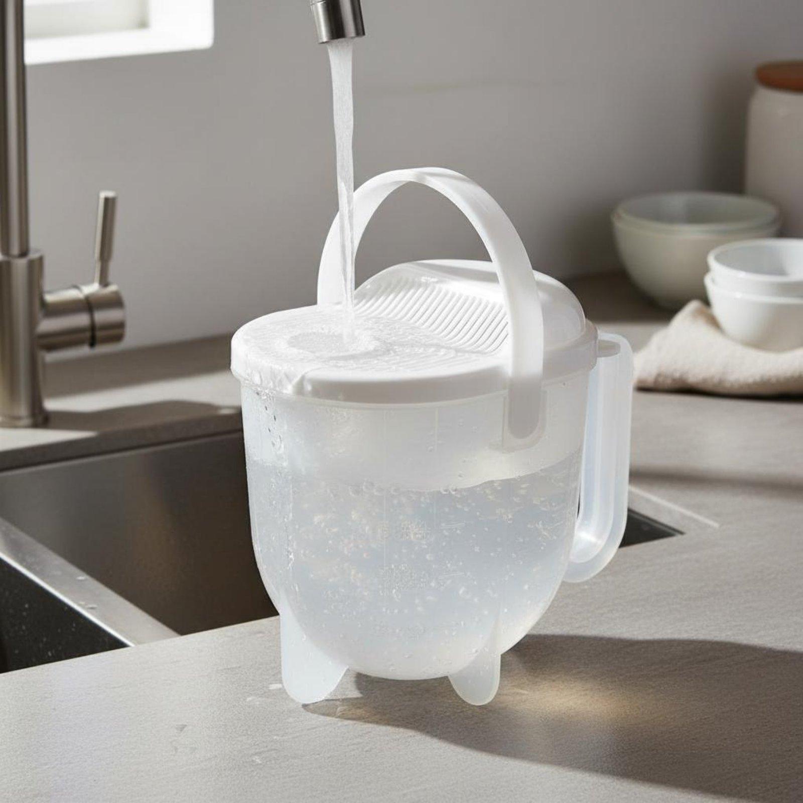 Hands Free Rice Rinsing Basket - Meal Prep With Rice 评论和价格