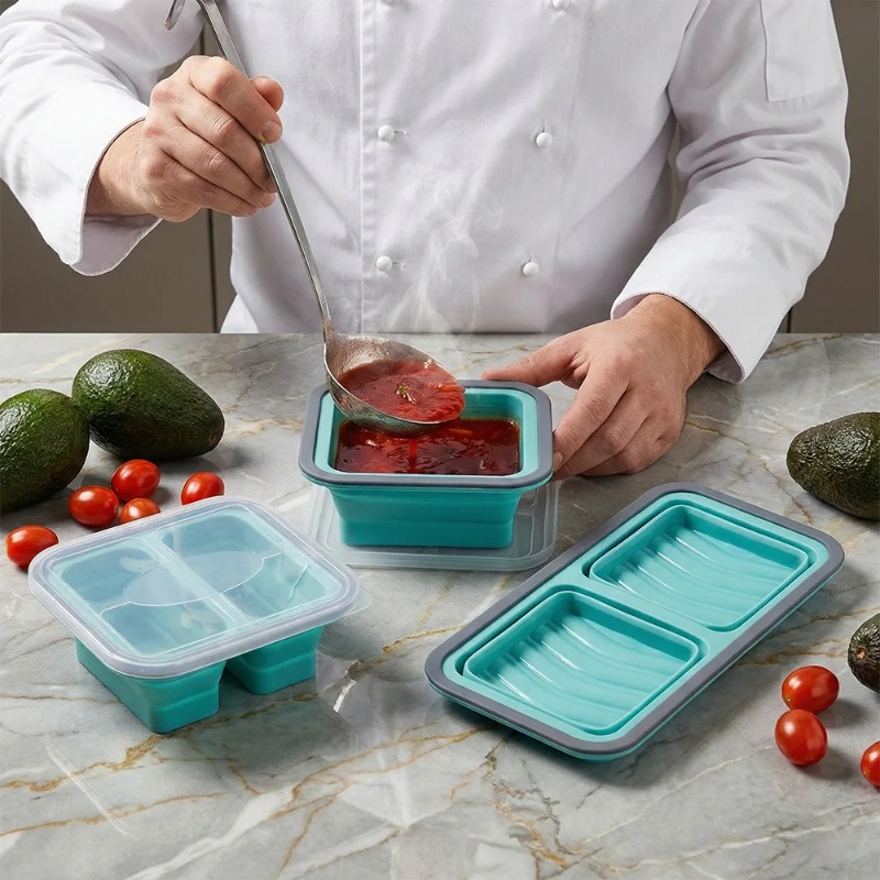 Freezer Tray with Lid 2 pcs Si - Meal Prep Template 评论和价格