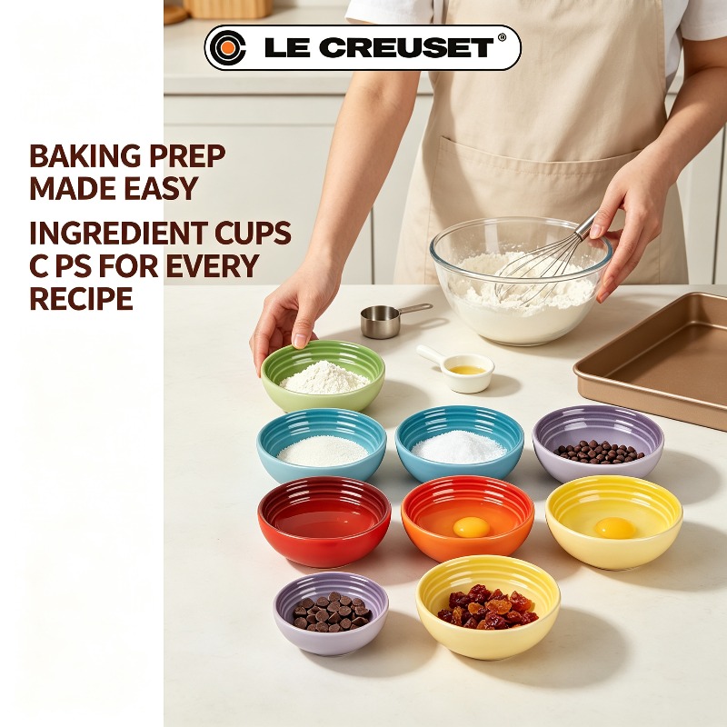 Le Creuset 6-Piece 2oz Stonewa - Meal Prep Kitchen 评论和价格